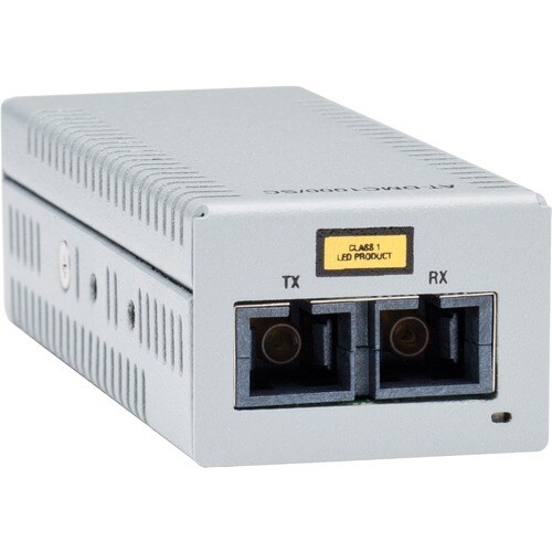 Allied Telesis AT-DMC1000/SC Transceiver/Media Converter - 2 Port(s) - 1 x Network (RJ-45) - USB - 1 x SC - Duplex SC Port