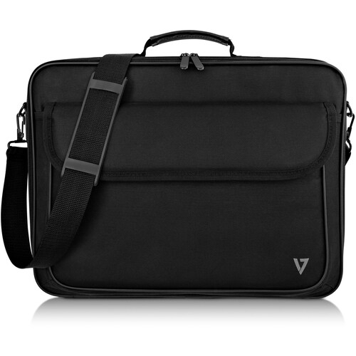 V7 Essential CCK16-BLK-3E Carrying Case (Briefcase) for 40.6 cm (16") Notebook - Black - 600D Polyester, 210D Polyester In