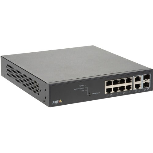 Conmutador Ethernet AXIS T8508 8 Puertos Gestionable - 2 Capa compatible - Modular - Par trenzado, Fibra Óptica