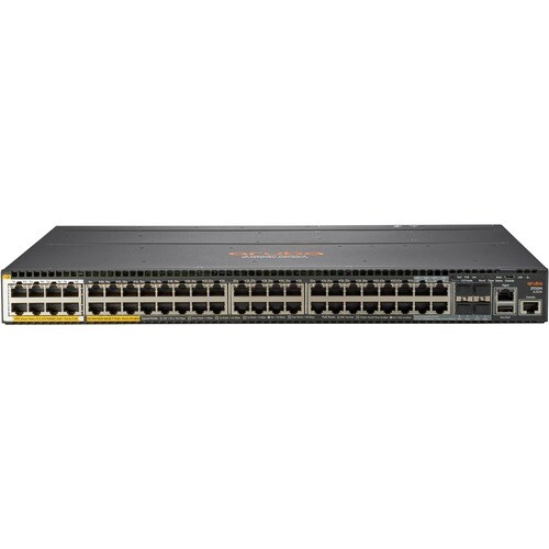 HPE 2930M 48 Ports Manageable Layer 3 Switch - 3 Layer Supported - Modular - 4 SFP Slots - Optical Fiber, Twisted Pair - R