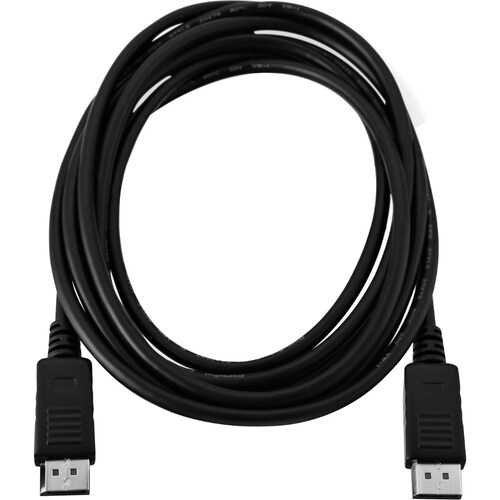 V7 V7DP2DP-6FT-BLK-1E 2 m DisplayPort A/V Cable for Audio/Video Device - First End: 1 x DisplayPort Male Digital Audio/Vid