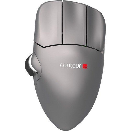 Contour Mouse Wireless - PixArt PMW3330 - Wireless - Radio Frequency - Gunmetal Gray - 2800 dpi - Scroll Wheel - 5 Button(