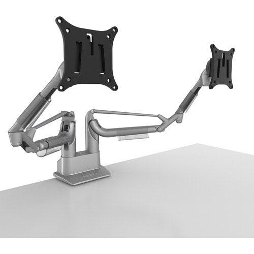 Kanto DMS2000S Desk Mount for Monitor - Silver - Adjustable Height - 2 Display(s) Supported - 32" Screen Support - 36.38 l