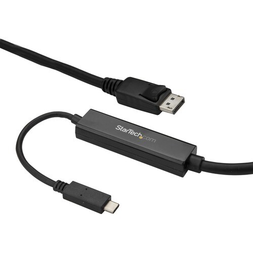 Cable 3m USB C a DisplayPort 1.2 4K60Hz - Adaptador Convertidor USB Tipo C a DisplayPort - Compatible Thunderbolt 3 - Negr