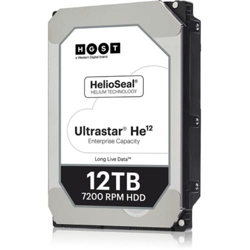 HGST Ultrastar He12 HUH721212ALN604 12 TB Hard Drive - 3.5" Internal - SATA (SATA/600) - 7200rpm - 5 Year Warranty