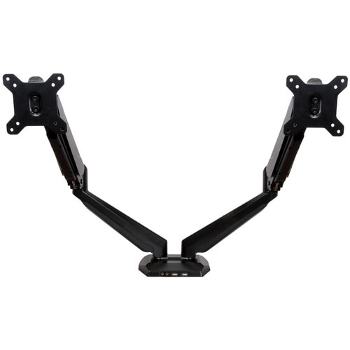 Desk Mount Dual Monitor Arm - Adjustable - Supports Monitors 12” to 30” - Full Motion VESA Mount Double Monitor Arm - Desk