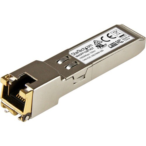 Cisco Meraki MA-SFP-1GB-TX Compatible SFP Module - 10BASE-T - SFP to RJ45 Cat6/Cat5e - 10/100/1000 Mbps - RJ-45 100m - Cis