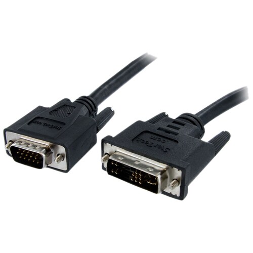 3m DVI to VGA Display Monitor Cable - DVI to VGA (15 Pin) - 3 Meter DVI-A to VGA Analog Video Cable Male to Male (DVIVGAMM3M)
