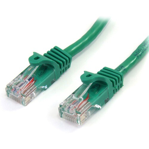 1 m Green Cat5e Snagless RJ45 UTP Patch Cable - 1m Patch Cord - Ethernet Patch Cable - RJ45 Male to Male Cat 5e Cable (45P
