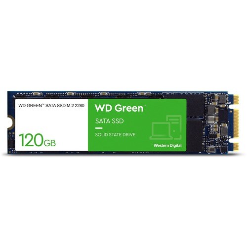 WD Green WDS120G2G0B 120 GB Solid State Drive - M.2 2280 Internal - SATA (SATA/600) - Desktop PC, All-in-One PC, Notebook 