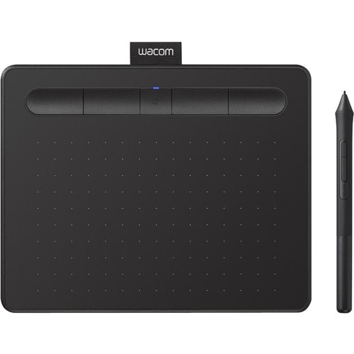 Wacom Intuos Wireless Graphics Drawing Tablet for Mac, PC, Chromebook & Android (small) with Software Included - Black - G