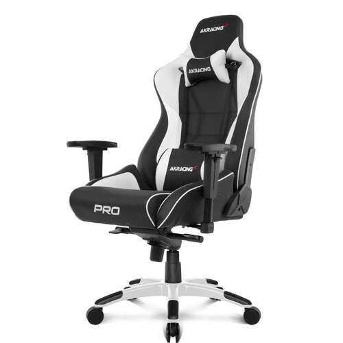 AKRACING Masters Series Pro Gaming Chair White - White