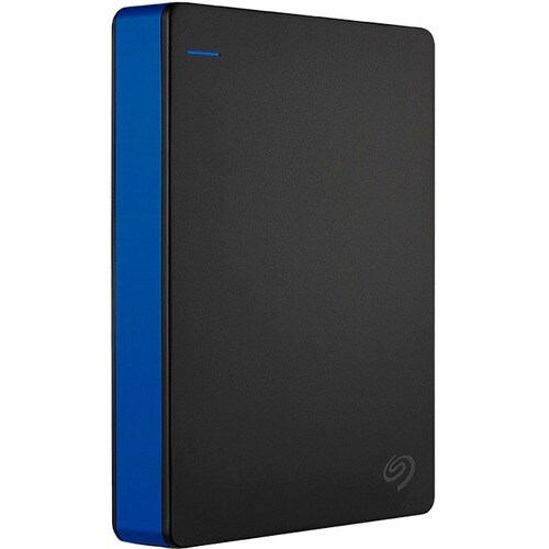 Seagate Game Drive STGD4000400 4 TB Portable Hard Drive - External - Black, Blue - Gaming Console Device Supported - USB 3.0