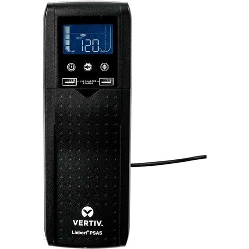 Vertiv Liebert PSA5 UPS - 700VA/420W 120V | Line Interactive AVR Tower UPS - Battery Backup and Surge Protection | 10 Tota