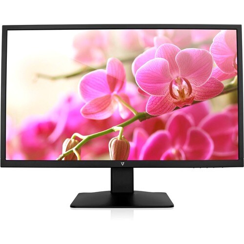V7 L236VA-2NR 23.6" Full HD LED LCD Monitor - 16:9 - Black - 1920 x 1080 - 16.7 Million Colors - 250 cd/m² - 5 ms - HDMI -