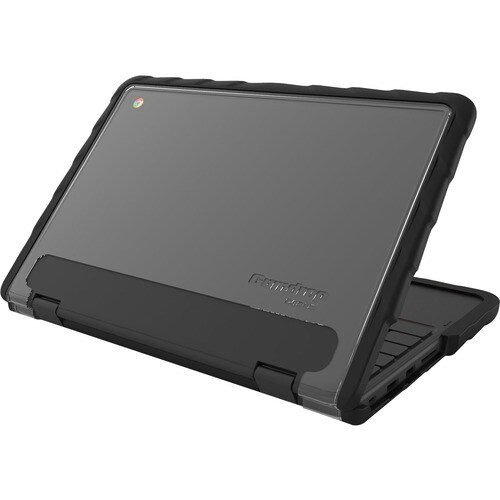 Gumdrop DropTech Lenovo 500e Case - For Lenovo Chromebook - Transparent, Black - Drop Proof, Shock Resistant - Polycarbona