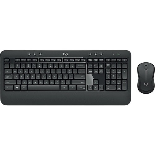 Logitech MK540 Keyboard & Mouse - USB Wireless RF - English (UK) - USB Wireless RF - Optical - 1000 dpi - 3 Button - Scrol