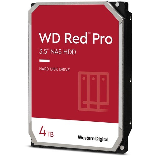 WD Red Pro WD4003FFBX 4 TB Hard Drive - 3.5" Internal - SATA (SATA/600) - Storage System Device Supported - 7200rpm - 300 