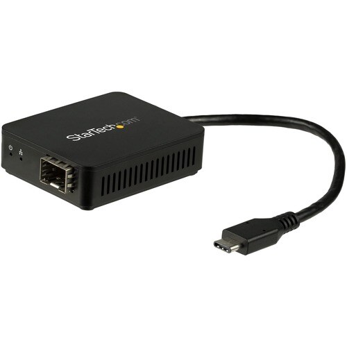 StarTech.com Transceiver/Media Converter - USB - Optical Fiber - Gigabit Ethernet - 1000Base-SX/LX - 1 x Expansion Slots -
