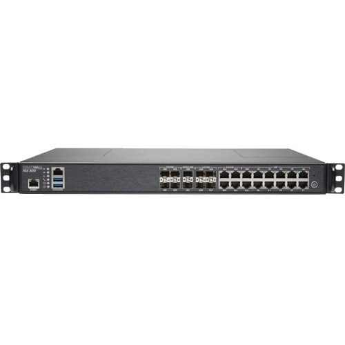 SonicWall NSA 3650 Network Security/Firewall Appliance - 16 Port - 1000Base-T, 10GBase-X - Gigabit Ethernet - DES, 3DES, A