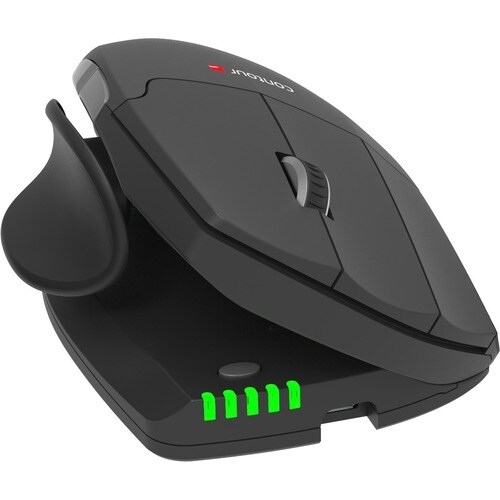 Contour Unimouse Mouse - PixArt PMW3330 - Wireless - Radio Frequency - USB - 2800 dpi - Scroll Wheel - 6 Button(s) - Left-