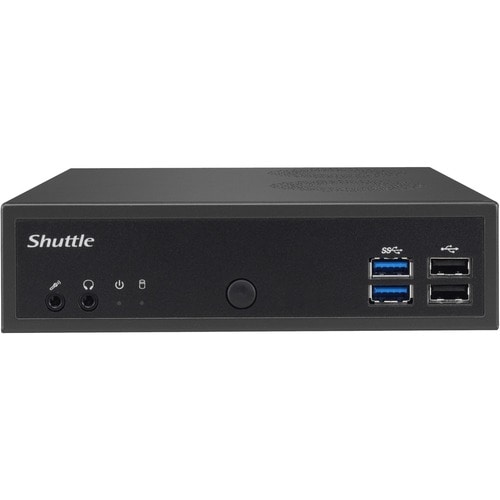 Shuttle XPC slim DH02U3 Barebone System - Slim PC - Intel Core i3 7th Gen i3-7100U - 32 GB DDR4 SDRAM Maximum RAM Support 
