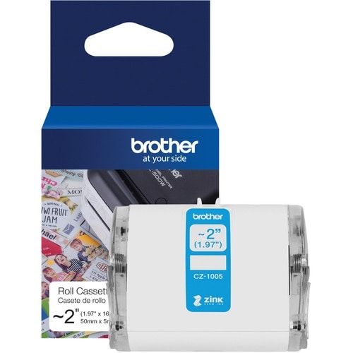 Brother CZ-1005 Multipurpose Label - 50.04 mm - Zero Ink (ZINK) - 1