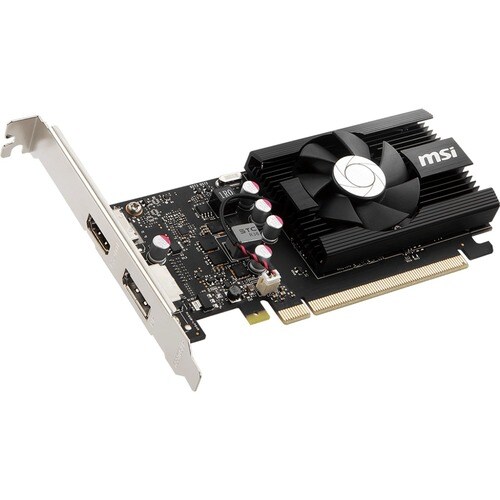 MSI NVIDIA GeForce GT 1030 Graphic Card - 2 GB DDR4 SDRAM - Low-profile - 1.19 GHz Core - 1.43 GHz Boost Clock - 64 bit Bu