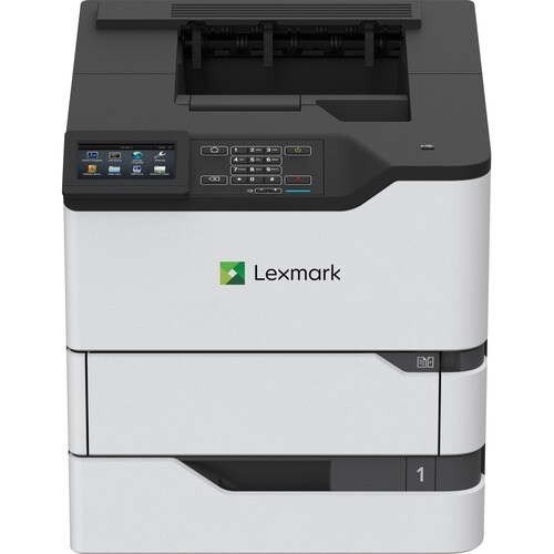 Lexmark MS820e MS822de Desktop Laser Printer - Monochrome - 52 ppm Mono - 1200 x 1200 dpi Print - Automatic Duplex Print -