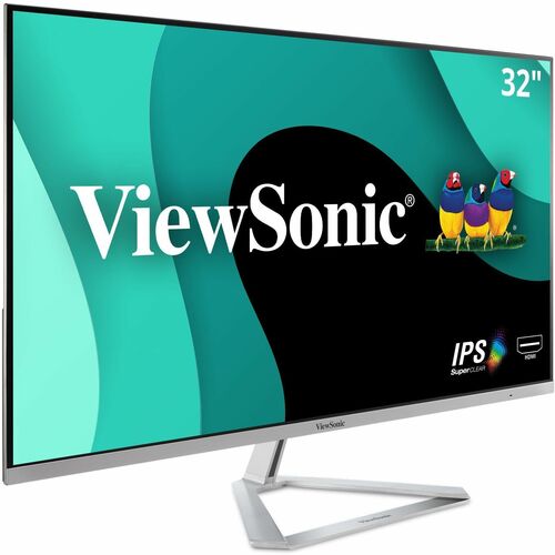 ViewSonic VX3276-MHD 32 Inch 1080p Widescreen IPS Monitor with Ultra-Thin Bezels, Screen Split Capability HDMI and Display