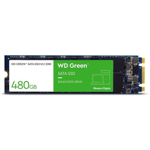 Western Digital Green WDS480G2G0B 480 GB Solid State Drive - M.2 2280 Internal - SATA (SATA/600) - Desktop PC, All-in-One 
