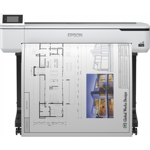 Epson SureColor SC-T5100 Inkjet Large Format Printer - 609.60 mm (24") Print Width - Colour - Printer - 2400 x 1200 dpi - 