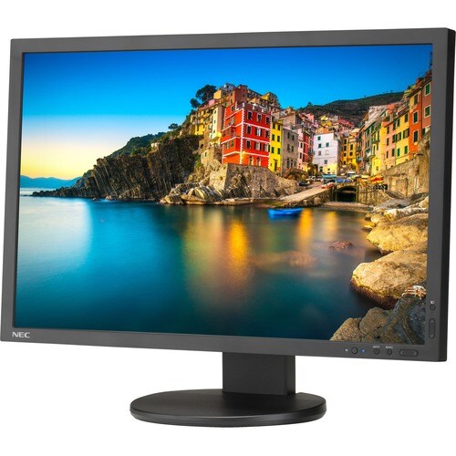 NEC Display Professional P243W-BK 24.1" WUXGA WLED LCD Monitor - 16:10 - Black - 1920 x 1200 - 1.07 Billion Colors - 350 N