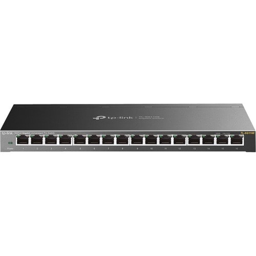 TP-Link TL-SG116E 16 Ports Ethernet Switch - Gigabit Ethernet - 10/100/1000Base-T - 2 Layer Supported - Power Supply - 9.1