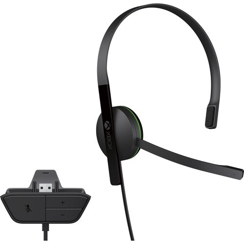 Auriculares Microsoft CHAT Cableado De Diadema Mono - Negro - Monaural - Supra-aural - Uni Direccional Micrófono - Mini-ph