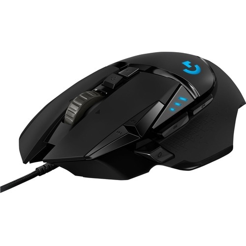 Mouse di gioco Logitech HERO G502 - USB - Ottico - 11 Pulsante(i) - Cavo - 16000 dpi - Rotella di scorrimento