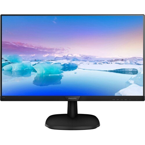 Philips V-line 243V7QJAB 60.5 cm (23.8") Full HD WLED LCD Monitor - 16:9 - Textured Black - In-plane Switching (IPS) Techn