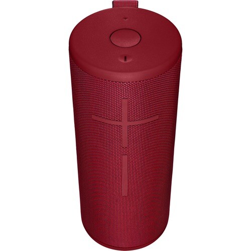 Ultimate Ears BOOM 3 Portable Bluetooth Speaker System - Sunset Red - 90 Hz to 20 kHz - 360° Circle Sound - Battery Rechar