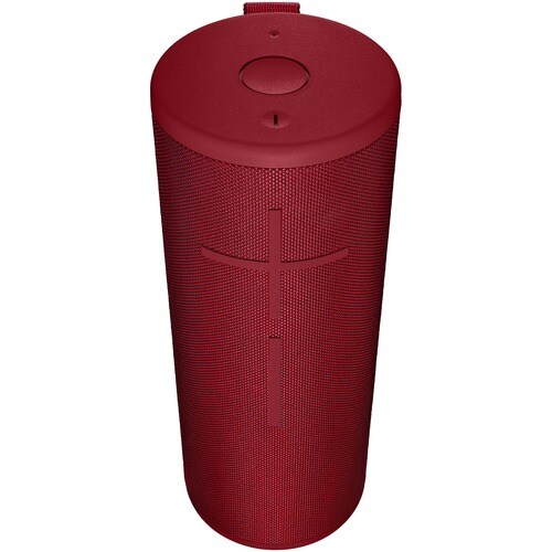 Ultimate Ears MEGABOOM 3 Portable Bluetooth Speaker System - Sunset Red - 60 Hz to 20 kHz - 360° Circle Sound, Surround So