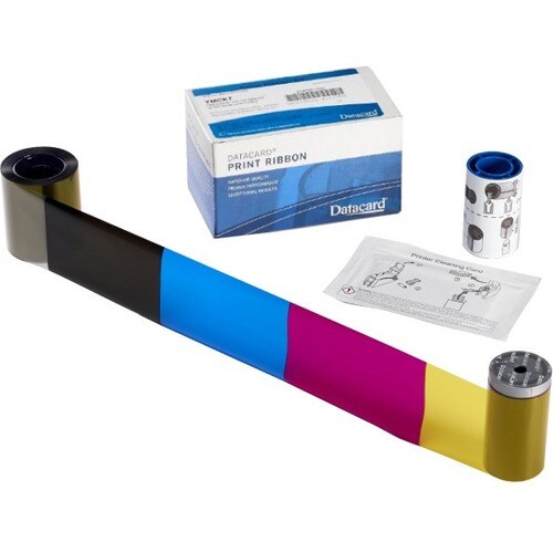 Datacard Dye Sublimation, Thermal Transfer Ribbon Cartridge - YMCKT Pack - 500 Prints (Per Cartridge)