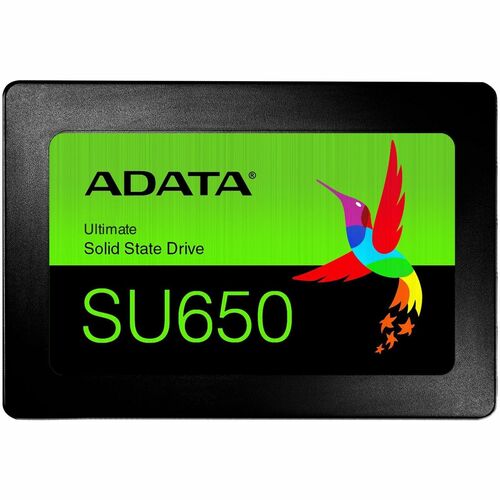 Adata Ultimate SU650 ASU650SS-240GT-R 240 GB Solid State Drive - 2.5" Internal - SATA (SATA/600) - Black - 520 MB/s Maximu
