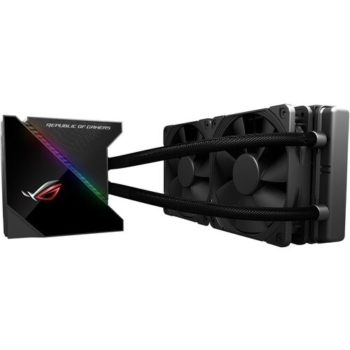 Asus ROG Ryujin 240 Cooling Fan/Radiator/Water Block - Processor - 120 mm Maximum Fan Diameter - 2 x Fan(s) - 3449 L/min M