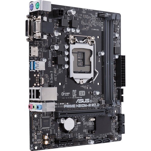 Asus Prime H310M-R R2.0 Desktop Motherboard - Intel Chipset - Socket H4 LGA-1151 - Micro ATX - 32 GB DDR4 SDRAM Maximum RA