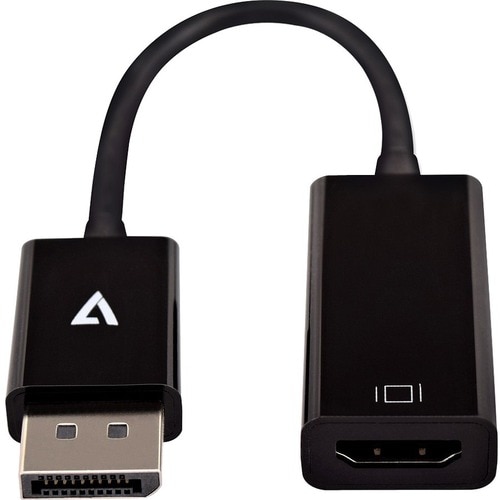 Cable A/V V7 CBLDPHDSL-1E - 10 cm DisplayPort/HDMI - para Proyector, TV, PC, Audio/Video de dispositivos, Monitor - Extrem