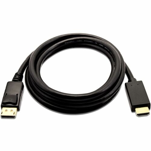 Cable DisplayPort macho a HDMI macho - 2m - V7 V7DP2HD-02M-BLK-1E - para Audio/Video de dispositivos, PC, Monitor, Proyect
