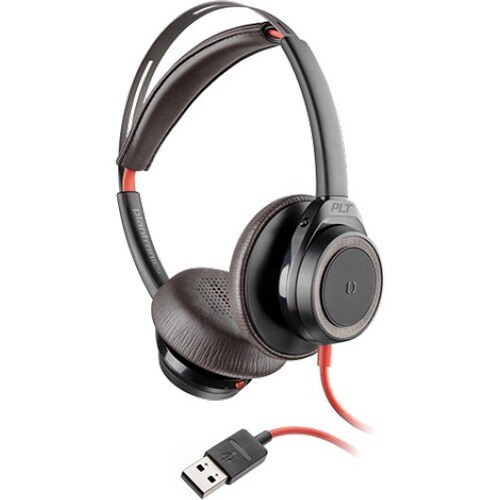Plantronics Blackwire 7225 Headset - Stereo - USB Type A - Wired - 32 Ohm - 20 Hz - 20 kHz - Over-the-head - Binaural - Su