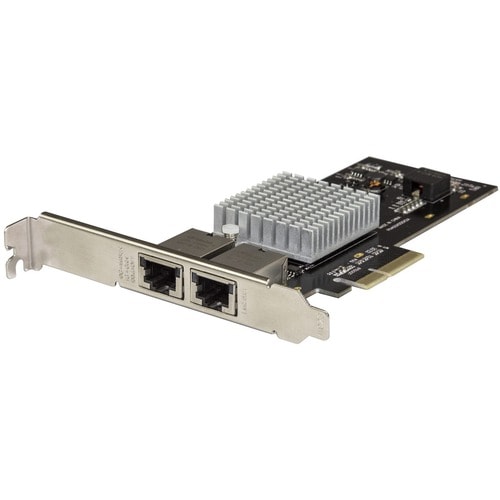 Dual Port 10G PCIe Network Adapter Card - Intel-X550AT 10GBASE-T & NBASE-T PCI Express Network Interface Adapter 10/5/2.5/