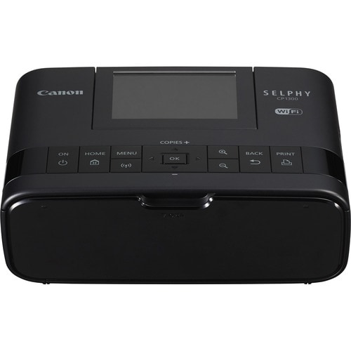 Canon SELPHY CP1300 Dye Sublimation Printer - Colour - Photo Print - Desktop - Black - 47 Second Photo - Wireless LAN - Me
