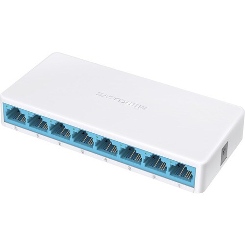 MERCUSYS MS108 8 Ports Ethernet Switch - 2 Layer Supported - Twisted Pair - Desktop