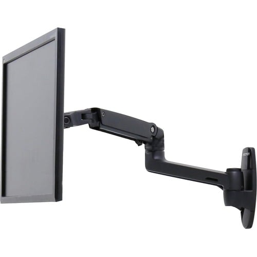Ergotron Wall Mount for Monitor - Matte Black - 86.4 cm (34") Screen Support - 11.30 kg Load Capacity